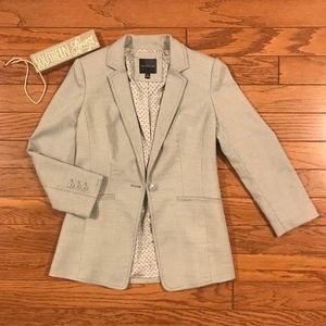The Limited-Textured Grey Blazer-Size XS
